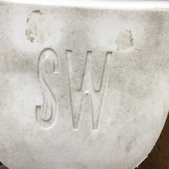 Stuart Weitzman Denim size 8 M embellished sandals - Picture 8 of 12